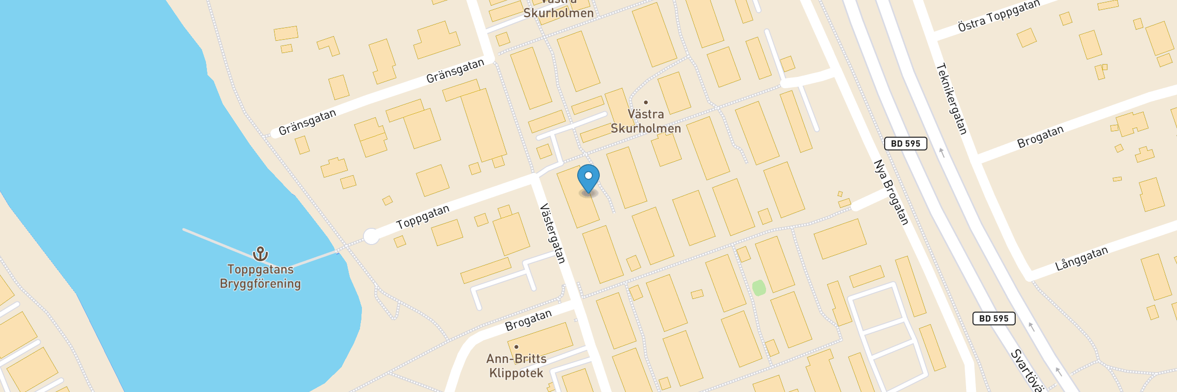 Toppgatan 6 E, markplan